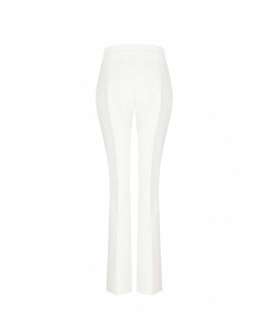 Rinascimento Technical Fabric Flared Trousers