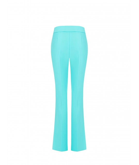 Pantaloni A Zampa In Scuba Crepe Rinascimento