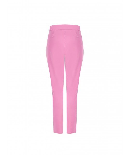 Pantalon droit en tissu techno avec ceinture rigide coordonnée Rinascimento