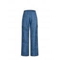 Denim léger imprimé Cargo Palace Pantalon Rinascimento
