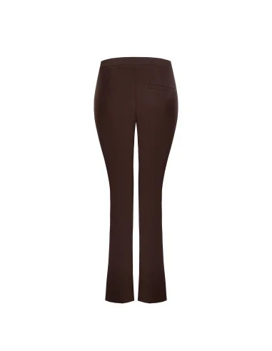 Pantalon droit avec fentes à la cheville Rinascimento