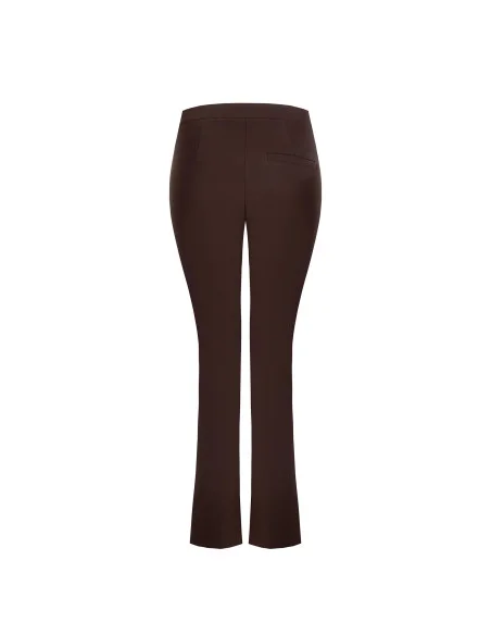 Pantaloni Dritti Con Spacchi Alle Caviglie Rinascimento