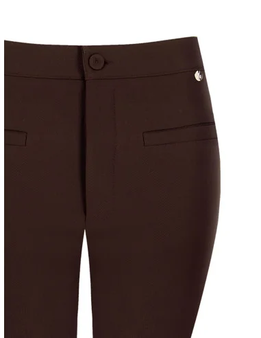 Straight trousers with ankle slits Rinascimento