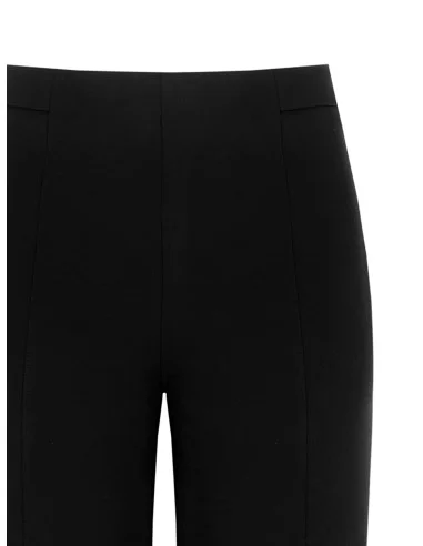 Crepe Scuba Palazzo Trousers With Elasticated Waistband Rinascimento