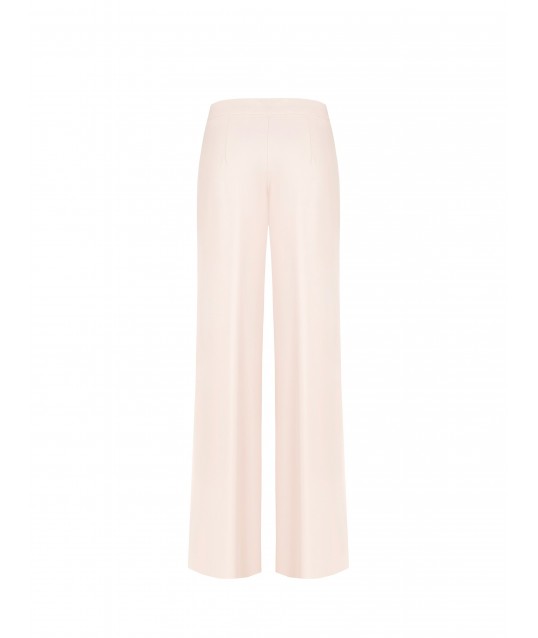 Rinascimento Fluid Fabric Baggy Trousers Without Pockets