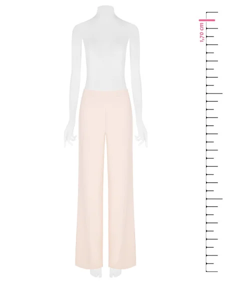 Rinascimento Fluid Fabric Baggy Trousers Without Pockets