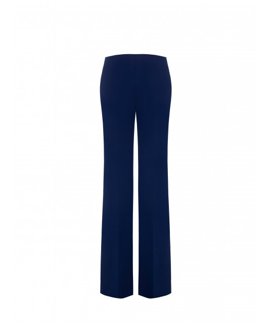 Pantalon de crêpe Scuba Palace avec boutons sur les côtés Rinascimento