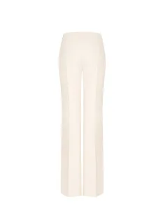 Pantaloni Palazzo In Scuba Crepe Con Bottoni Sui Lati Rinascimento 2