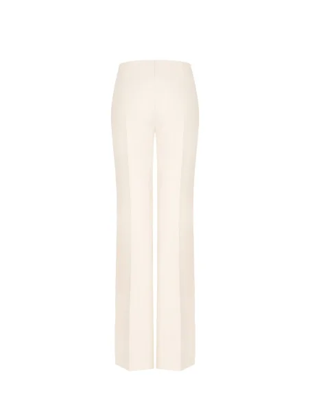 Pantalon de crêpe Scuba Palace avec boutons sur les côtés Rinascimento