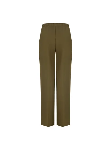 Bi-Stretch Fabric Palace Trousers With Elastic Back And Pockets Rinascimento