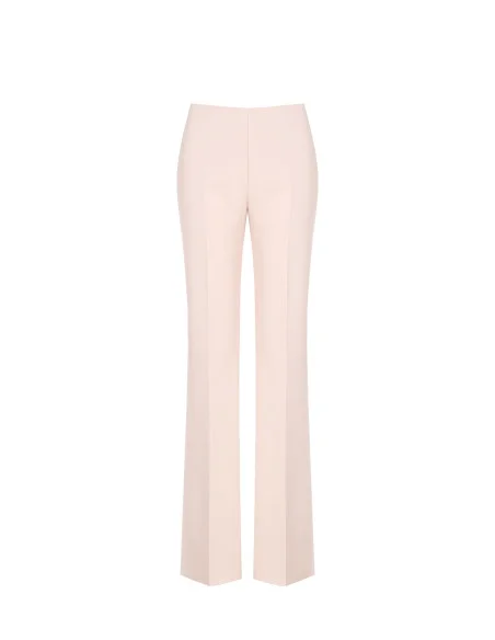 Technical fabric palazzo trousers with side zip Rinascimento