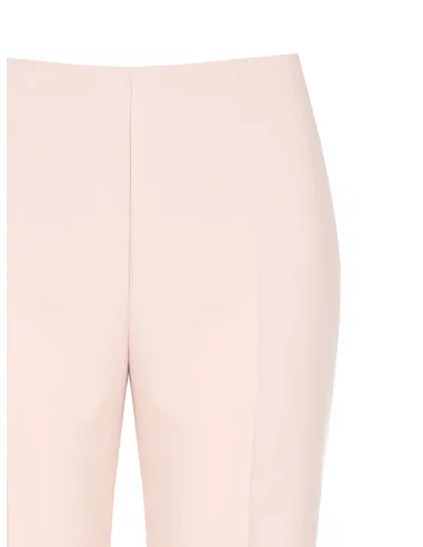 Pantaloni Palazzo In Tessuto Tecnico Con Zip Laterale Rinascimento