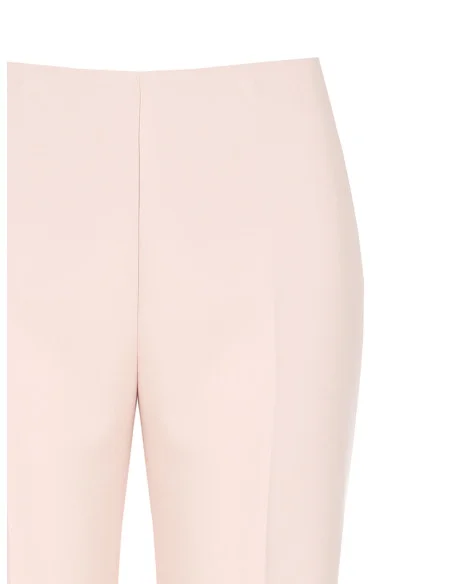 Pantaloni Palazzo In Tessuto Tecnico Con Zip Laterale Rinascimento