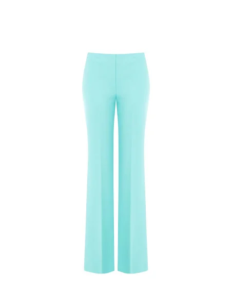 Pocketless Crepe Scuba Palace Trousers Rinascimento