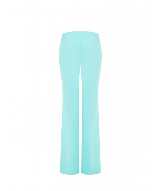 Pocketless Crepe Scuba Palace Trousers Rinascimento