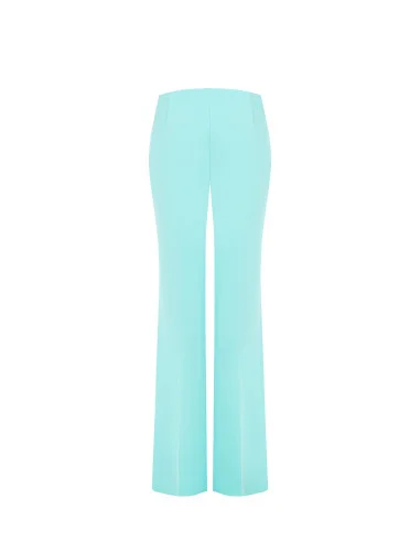Pocketless Crepe Scuba Palace Trousers Rinascimento