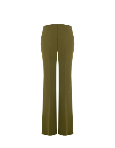 Pocketless Crepe Scuba Palace Trousers Rinascimento