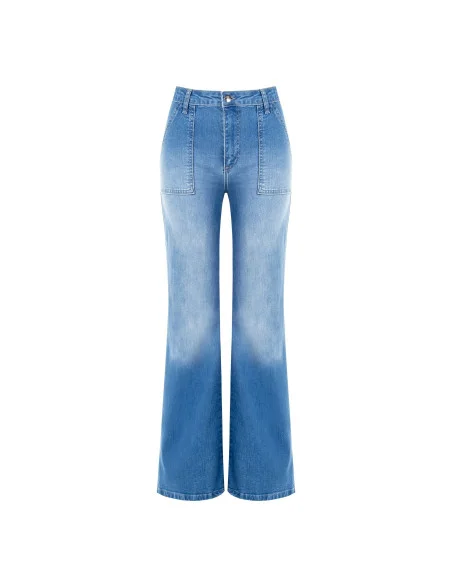 Lightly Stretch Straight Jeans Rinascimento