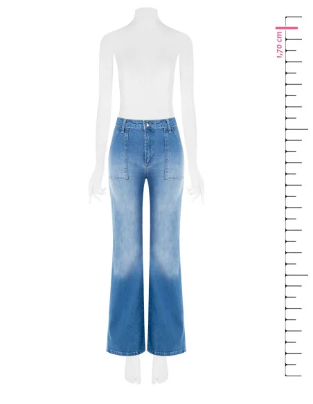 Lightly Stretch Straight Jeans Rinascimento
