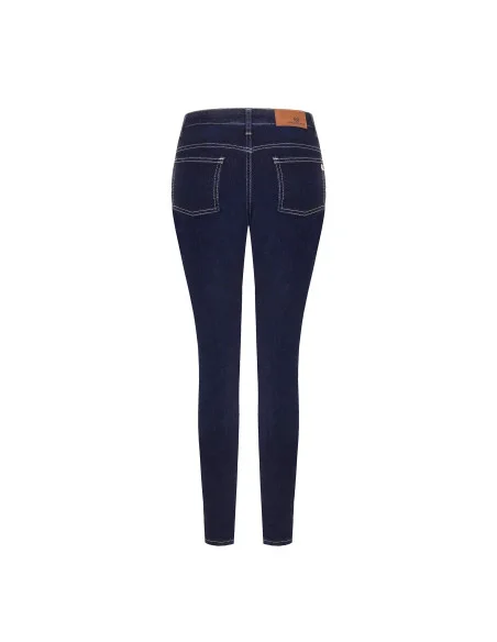 Jeans Skinny Con Bottoni Sui Fianchi Rinascimento