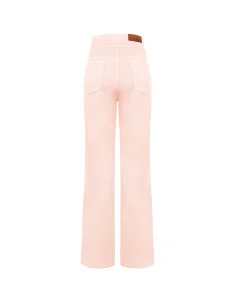 Jean droit taille haute élastiqué avec boutons Rinascimento 2