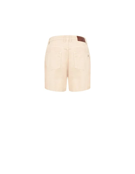 Pantaloni Corti Larghi In Denim Con Pinces E Glitter Rinascimento