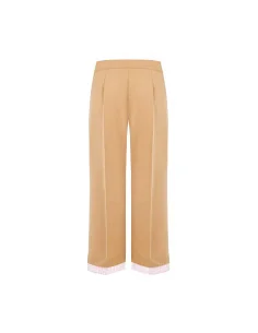 Polyviscose Palace Pantalon avec empiècement rayé et poches Rinascimento 2