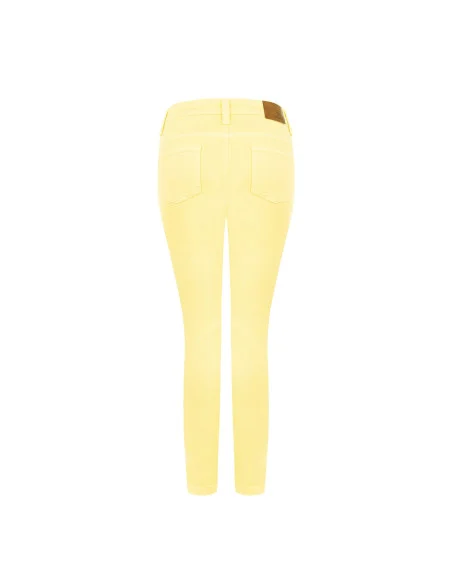 Pantalon skinny en denim avec boutons sur les hanches Rinascimento