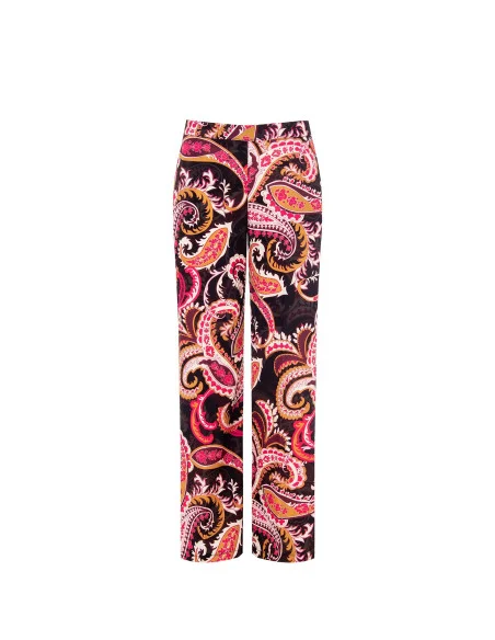 Satin Palace Trousers With Pockets Rinascimento
