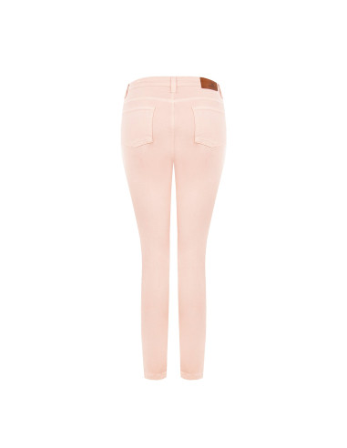 Pantalon skinny en denim avec boutons sur les hanches Rinascimento