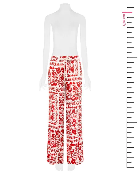 Viscose Palace Trousers With Drawstring Rinascimento