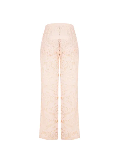 Lace Palace Trousers With Integrated Shorts And Pockets Rinascimento