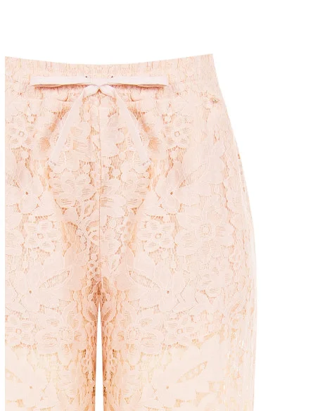 Lace Palace Trousers With Integrated Shorts And Pockets Rinascimento