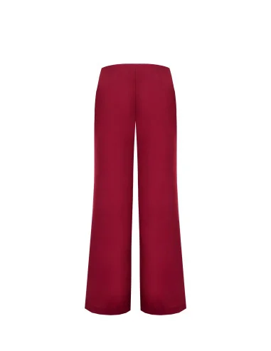 Pantalon large en coton avec cordon de serrage à la taille Rinascimento
