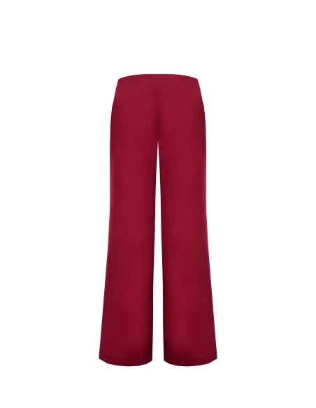 Pantalon large en coton avec cordon de serrage à la taille Rinascimento
