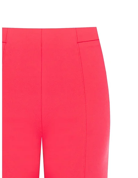 Pantalon court Palace en crêpe scuba avec ceinture élastiquée Rinascimento