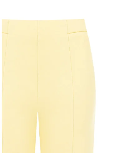 Pantalon court Palace en crêpe scuba avec ceinture élastiquée Rinascimento