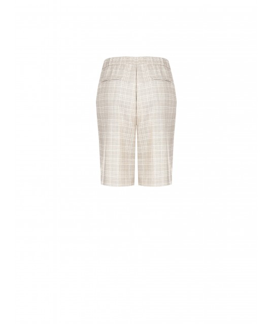 Viscose Mix Bermuda Shorts With Pockets Rinascimento