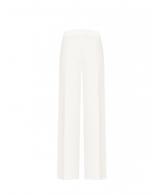 Pantalon Palace en tissu fluide avec fermeture éclair latérale Rinascimento