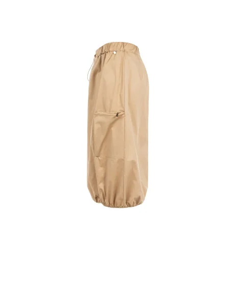 Cotton Mix Longuette With Maxi Pocket With Zip Closure Rinascimento