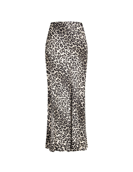 Long Viscose Sheath Skirt With Elastic Waistband Rinascimento