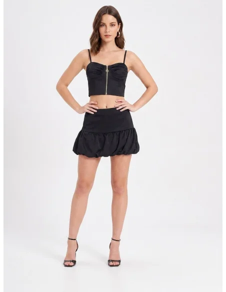 Rinascimento Satin Balloon Skirt