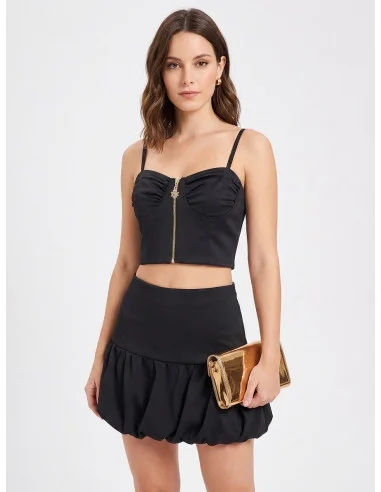 Rinascimento Satin Balloon Skirt