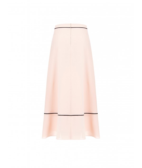 Rinascimento Soft Satin Wheeled Long Skirt