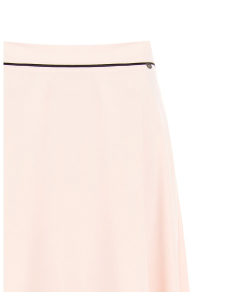 Rinascimento Soft Satin Wheeled Long Skirt