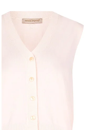 Rinascimento Viscose Blend Knitted Vest