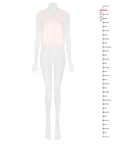Rinascimento Viscose Blend Knitted Vest