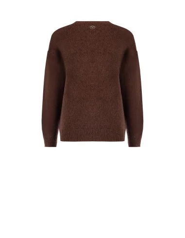 Pull large avec fleurs gaufrées Rinascimento