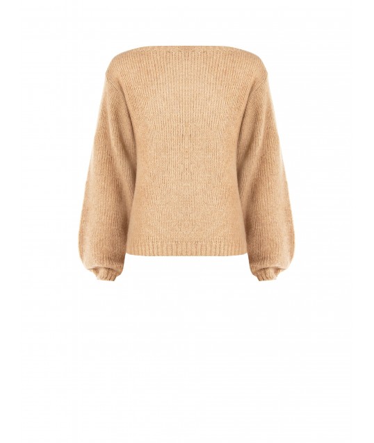 Pull avec Maxi Lurex Rhinestones Rinascimento