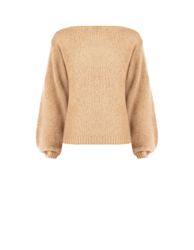 Jumper With Maxi Lurex Rhinestones Rinascimento